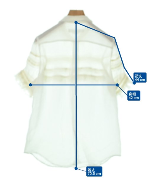 COMME des GARCONS COMME des GARCONS（コムデギャルソンコムデギャルソン）カジュアルシャツ 白 サイズ:S レディース/2200646367095