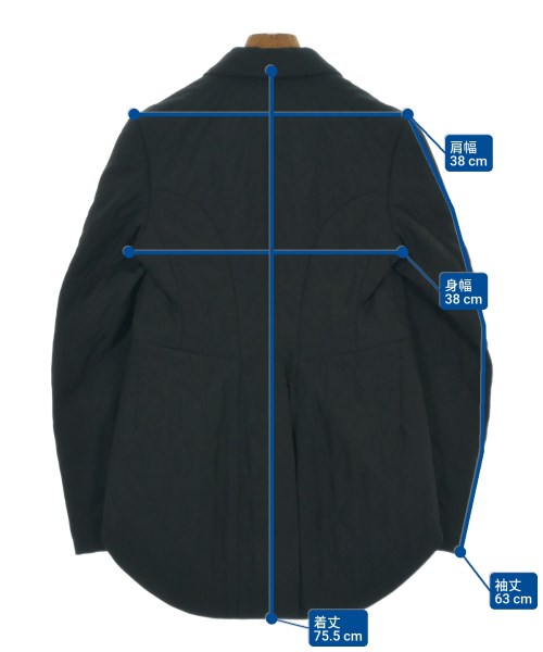 COMME des GARCONS COMME des GARCONS（コムデギャルソンコムデギャルソン）ジャケット 黒 サイズ:S レディース/2200637982023