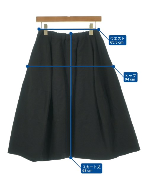 COMME des GARCONS COMME des GARCONS（コムデギャルソンコムデギャルソン）ひざ丈スカート 黒 サイズ:S レディース/2200647155028