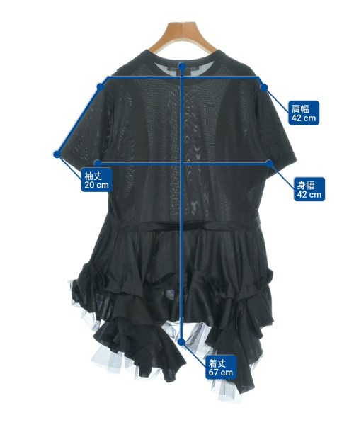 COMME des GARCONS COMME des GARCONS（コムデギャルソンコムデギャルソン）Tシャツ・カットソー 黒 サイズ:S レディース/2200649228041