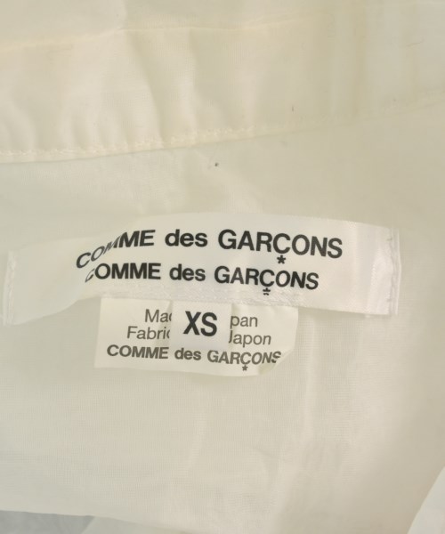 COMME des GARCONS COMME des GARCONS（コムデギャルソンコムデギャルソン）カジュアルシャツ 白 サイズ:XS レディース/2200639770178