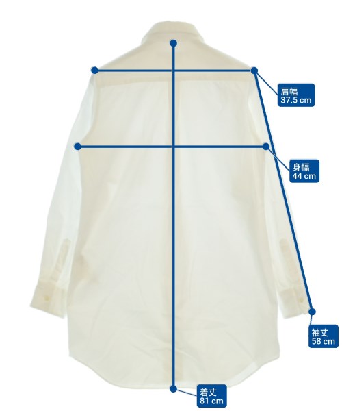 COMME des GARCONS COMME des GARCONS（コムデギャルソンコムデギャルソン）カジュアルシャツ 白 サイズ:XS レディース/2200639770185