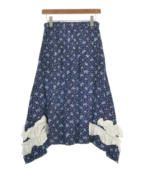 COMME des GARCONS COMME des GARCONS(コムデギャルソンコムデギャルソン)ロング・マキシ丈スカート 紺 サイズ:S/2200651320030