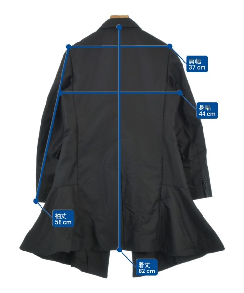 COMME des GARCONS COMME des GARCONS（コムデギャルソンコムデギャルソン）カジュアルジャケット 黒 サイズ:XS レディース/2200645285024