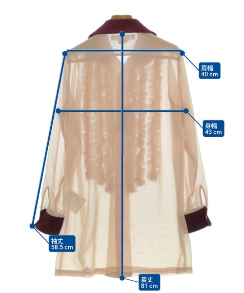 COMME des GARCONS COMME des GARCONS（コムデギャルソンコムデギャルソン）ブラウス ピンク サイズ:S レディース/2200653413037