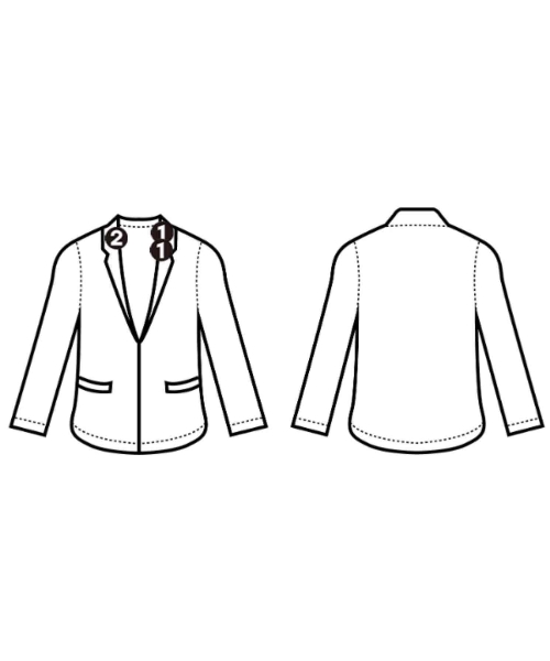 COMME des GARCONS COMME des GARCONS（コムデギャルソンコムデギャルソン）カジュアルジャケット 紺 サイズ:S レディース/2200653591100