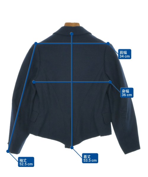 COMME des GARCONS COMME des GARCONS（コムデギャルソンコムデギャルソン）カジュアルジャケット 青 サイズ:XS レディース/2200653594163