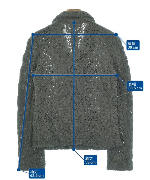 COMME des GARCONS COMME des GARCONS（コムデギャルソンコムデギャルソン）テーラードジャケット グレー サイズ:S レディース/2200645662214