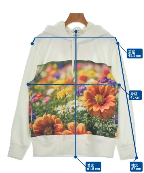 COMME des GARCONS COMME des GARCONS（コムデギャルソンコムデギャルソン）パーカー 白 サイズ:S レディース/2200650436053