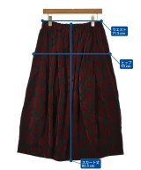 COMME des GARCONS COMME des GARCONS（コムデギャルソンコムデギャルソン）ひざ丈スカート 赤 サイズ:M レディース/2200653957036