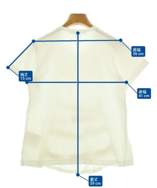 COMME des GARCONS COMME des GARCONS（コムデギャルソンコムデギャルソン）Tシャツ・カットソー 白 サイズ:XS レディース/2200653747293