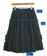 COMME des GARCONS COMME des GARCONS（コムデギャルソンコムデギャルソン）ひざ丈スカート 黒 サイズ:XS レディース/2200698674189