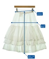 COMME des GARCONS COMME des GARCONS（コムデギャルソンコムデギャルソン）ロング・マキシ丈スカート 白 サイズ:XS レディース/2200698674196