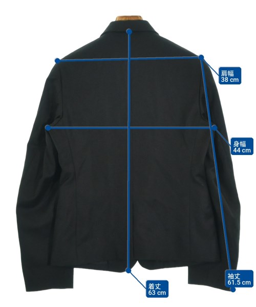 COMME des GARCONS COMME des GARCONS（コムデギャルソンコムデギャルソン）カジュアルジャケット 黒 サイズ:M レディース/2200702732027