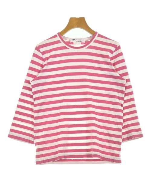 COMME des GARÇONS コムデギャルソン ロンt ボーダー　ピンク COMME des GARCONS COMME des GARCONS（コムデギャルソン
