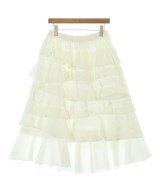 COMME des GARCONS COMME des GARCONS（コムデギャルソンコムデギャルソン）ひざ丈スカート 白 サイズ:M レディース/2200701417109