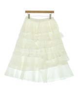 COMME des GARCONS COMME des GARCONS（コムデギャルソンコムデギャルソン）ひざ丈スカート 白 サイズ:M レディース/2200701417109