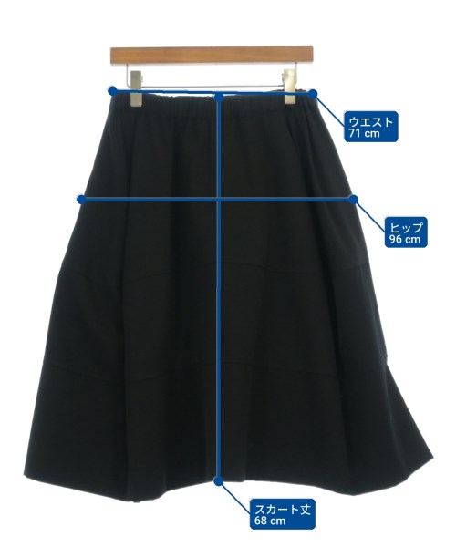 COMME des GARCONS COMME des GARCONS（コムデギャルソンコムデギャルソン）ひざ丈スカート 黒 サイズ:S レディース/2200704097117