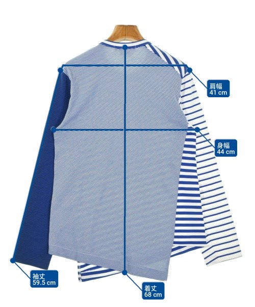 COMME des GARCONS COMME des GARCONS（コムデギャルソンコムデギャルソン）Tシャツ・カットソー 青 サイズ:XS レディース/2200703206039