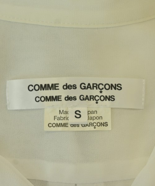 COMME des GARCONS COMME des GARCONS（コムデギャルソンコムデギャルソン）ブラウス 白 サイズ:S レディース/2200704705036
