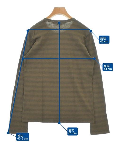 COMME des GARCONS COMME des GARCONS（コムデギャルソンコムデギャルソン）Tシャツ・カットソー 茶 サイズ:S レディース/2200704975057
