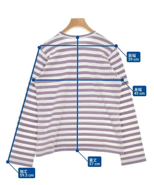 COMME des GARCONS COMME des GARCONS（コムデギャルソンコムデギャルソン）Tシャツ・カットソー 紫 サイズ:M レディース/2200704975095