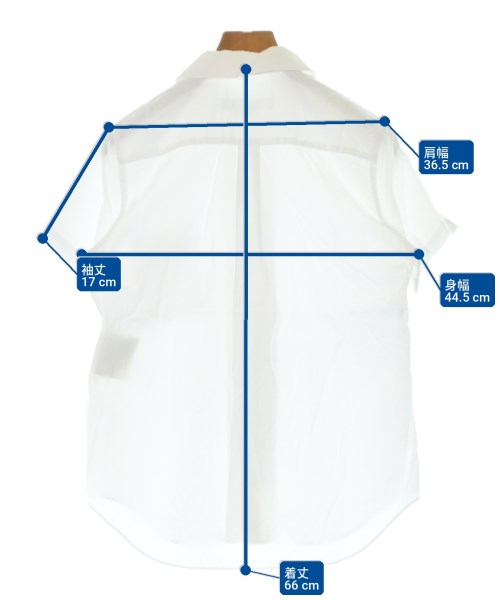 COMME des GARCONS COMME des GARCONS（コムデギャルソンコムデギャルソン）カジュアルシャツ 白 サイズ:SS(XS位) レディース/2200705171168