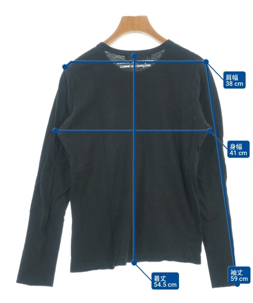 COMME des GARCONS COMME des GARCONS（コムデギャルソンコムデギャルソン）Tシャツ・カットソー 黒 サイズ:XS レディース/2200705140270