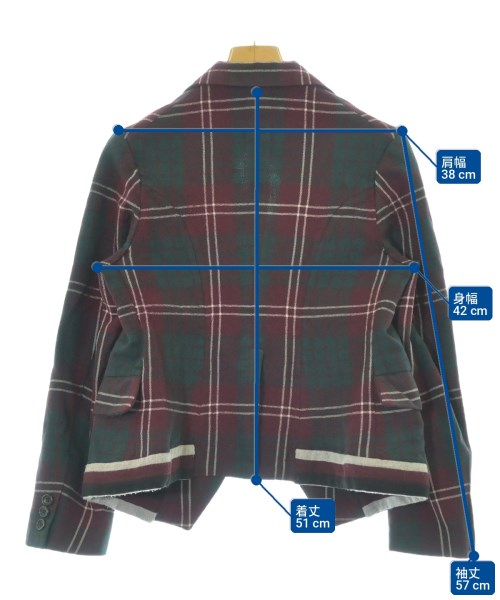 COMME des GARCONS COMME des GARCONS（コムデギャルソンコムデギャルソン）カジュアルジャケット 赤 サイズ:SS レディース/2200705918015