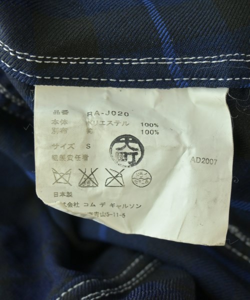 COMME des GARCONS COMME des GARCONS（コムデギャルソンコムデギャルソン）カジュアルジャケット 紺 サイズ:S レディース/2200705918039