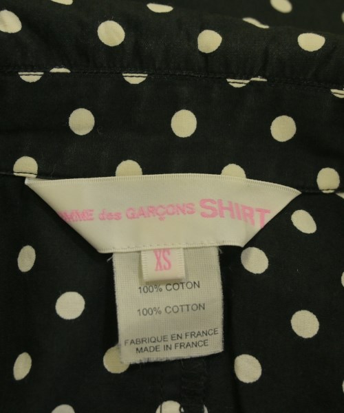 COMME des GARCONS SHIRT（コムデギャルソンシャツ）カジュアルシャツ 黒 サイズ:XS レディース/2200707005034