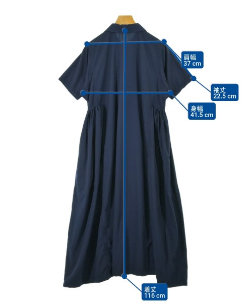 COMME des GARCONS COMME des GARCONS（コムデギャルソンコムデギャルソン）シャツワンピース 紺 サイズ:S レディース/2200704250031