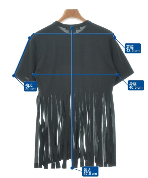 COMME des GARCONS COMME des GARCONS（コムデギャルソンコムデギャルソン）Tシャツ・カットソー 黒 サイズ:S レディース/2200707339054