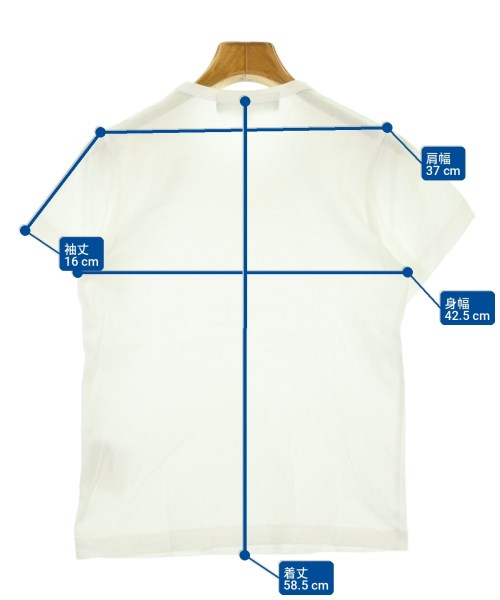 COMME des GARCONS COMME des GARCONS（コムデギャルソンコムデギャルソン）Tシャツ・カットソー 白 サイズ:XS レディース/2200707917078