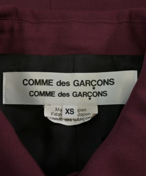 COMME des GARCONS COMME des GARCONS（コムデギャルソンコムデギャルソン）カジュアルジャケット 赤 サイズ:XS レディース/2200710064042