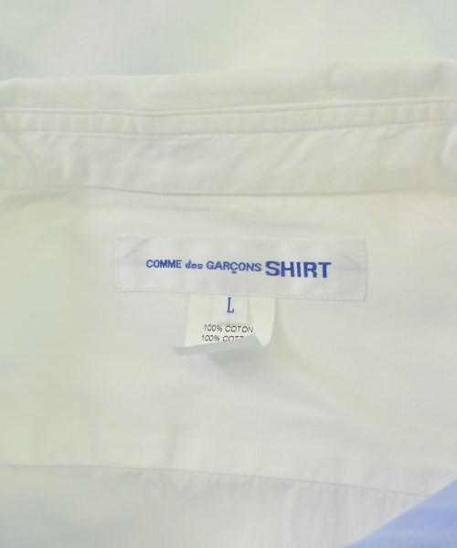 COMME des GARCONS SHIRT（コムデギャルソンシャツ）カジュアルシャツ 白 サイズ:L メンズ/2200710373021