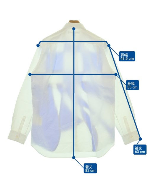 COMME des GARCONS SHIRT（コムデギャルソンシャツ）カジュアルシャツ 白 サイズ:L メンズ/2200710373021