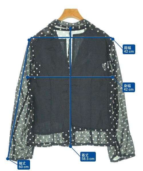 COMME des GARCONS COMME des GARCONS（コムデギャルソンコムデギャルソン）カジュアルシャツ 黒 サイズ:M レディース/2200663776016