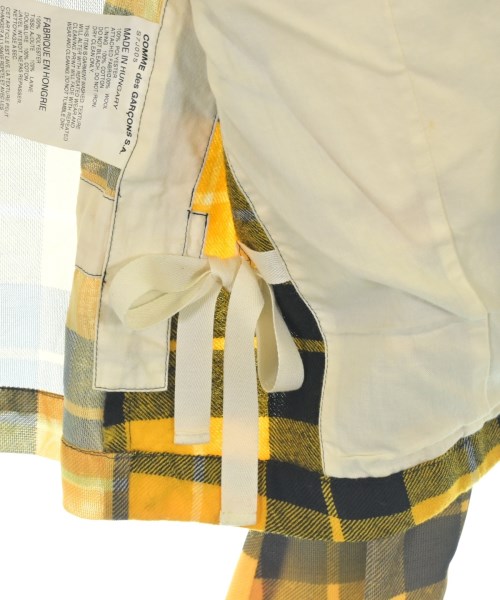COMME des GARCONS COMME des GARCONS（コムデギャルソンコムデギャルソン）ライダース 黄 サイズ:L レディース/2200663776078