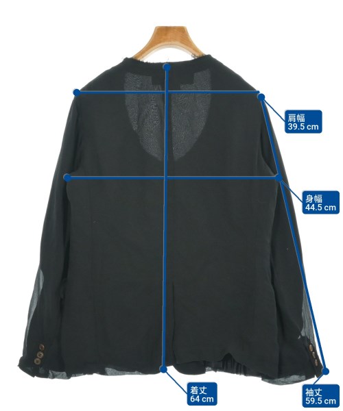 COMME des GARCONS COMME des GARCONS（コムデギャルソンコムデギャルソン）カジュアルジャケット 黒 サイズ:M レディース/2200664637033