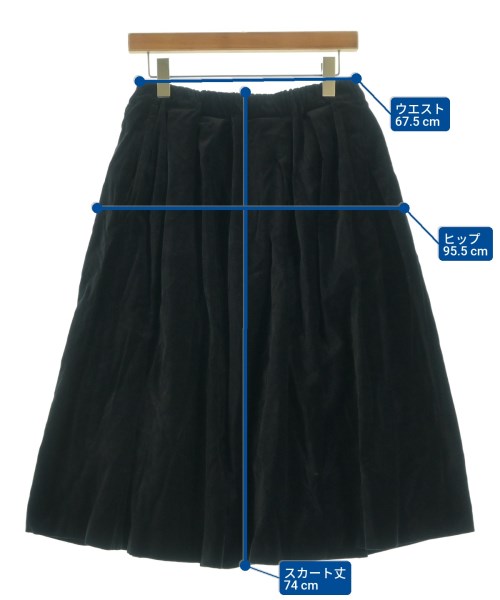 COMME des GARCONS COMME des GARCONS（コムデギャルソンコムデギャルソン）ロング・マキシ丈スカート 黒 サイズ:S レディース/2200665334023