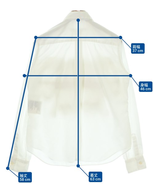 COMME des GARCONS COMME des GARCONS（コムデギャルソンコムデギャルソン）ブラウス 白 サイズ:XS レディース/2200665968105