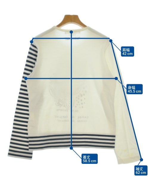COMME des GARCONS COMME des GARCONS（コムデギャルソンコムデギャルソン）Tシャツ・カットソー 白 サイズ:M レディース/2200665968198
