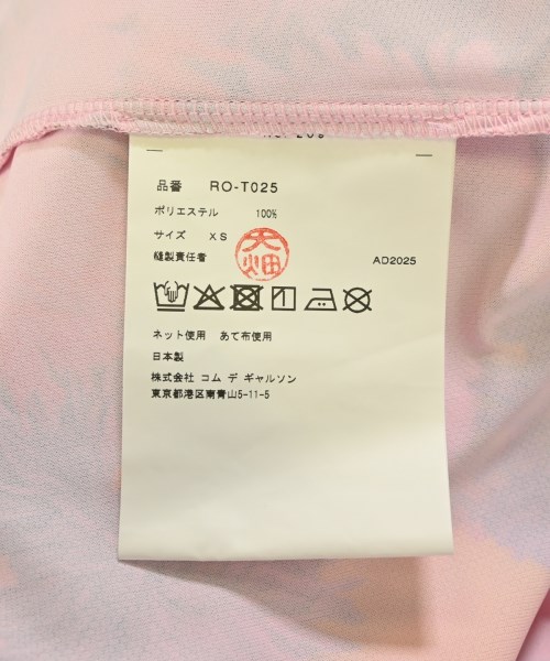 COMME des GARCONS COMME des GARCONS（コムデギャルソンコムデギャルソン）Tシャツ・カットソー ピンク サイズ:XS レディース/2200666074089