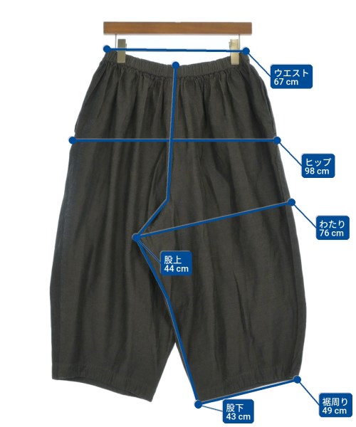 COMME des GARCONS COMME des GARCONS（コムデギャルソンコムデギャルソン）クロップドパンツ グレー サイズ:S レディース/2200661045077