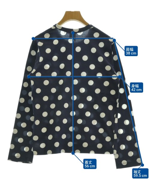 COMME des GARCONS COMME des GARCONS（コムデギャルソンコムデギャルソン）Tシャツ・カットソー 紺 サイズ:M レディース/2200662888086