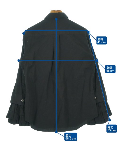 COMME des GARCONS COMME des GARCONS（コムデギャルソンコムデギャルソン）カジュアルシャツ 黒 サイズ:M レディース/2200664492014