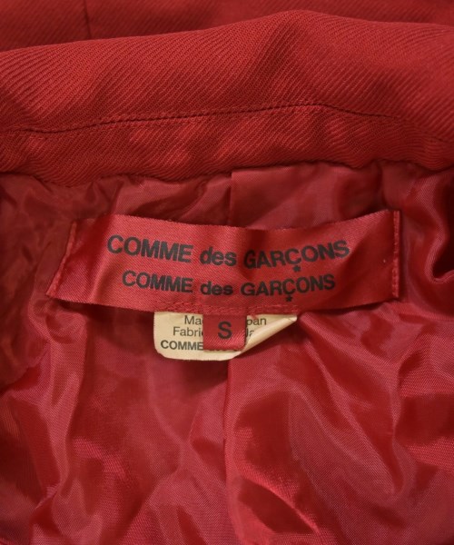 COMME des GARCONS COMME des GARCONS（コムデギャルソンコムデギャルソン）カジュアルジャケット 赤 サイズ:S レディース/2200667525214
