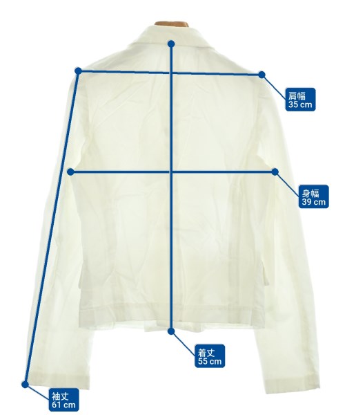 COMME des GARCONS COMME des GARCONS（コムデギャルソンコムデギャルソン）テーラードジャケット 白 サイズ:XS レディース/2200667629011