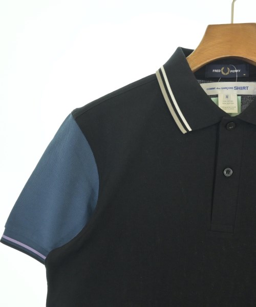 COMME des GARCONS SHIRT（コムデギャルソンシャツ）ポロシャツ 黒 サイズ:M メンズ/2200667496187
